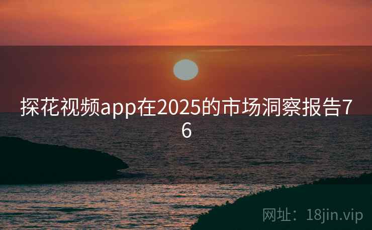 探花视频app在2025的市场洞察报告76