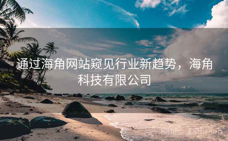 通过海角网站窥见行业新趋势，海角科技有限公司